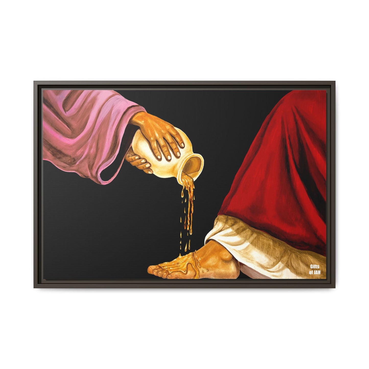 The Alabaster Jar Matte Canvas Framed Art