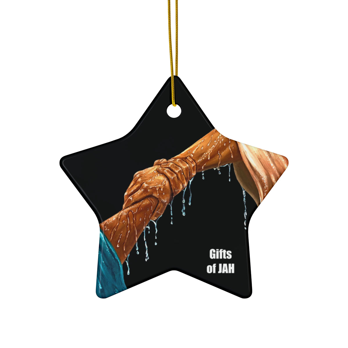 Keep Your Eyes On Him - Ceramic Ornament, 4 Shapes