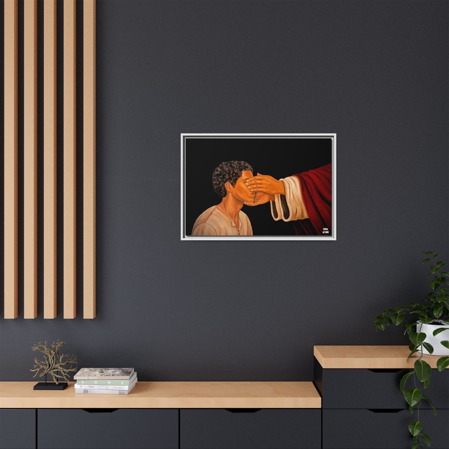 But Now I Can See Matte Canvas Framed Art
