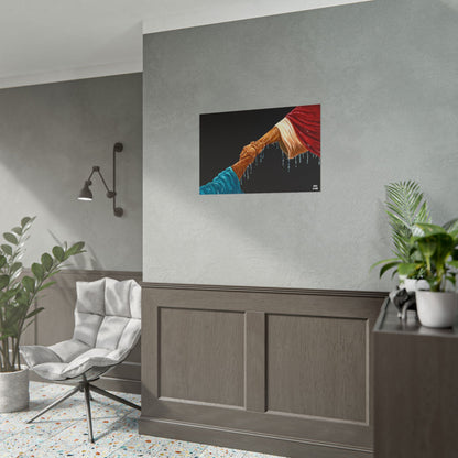 Keep Your Eyes On Him Rolled Art Print