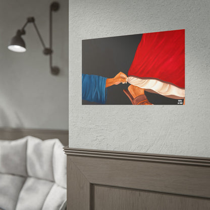 Faith's Silent Surrender Rolled Art Print