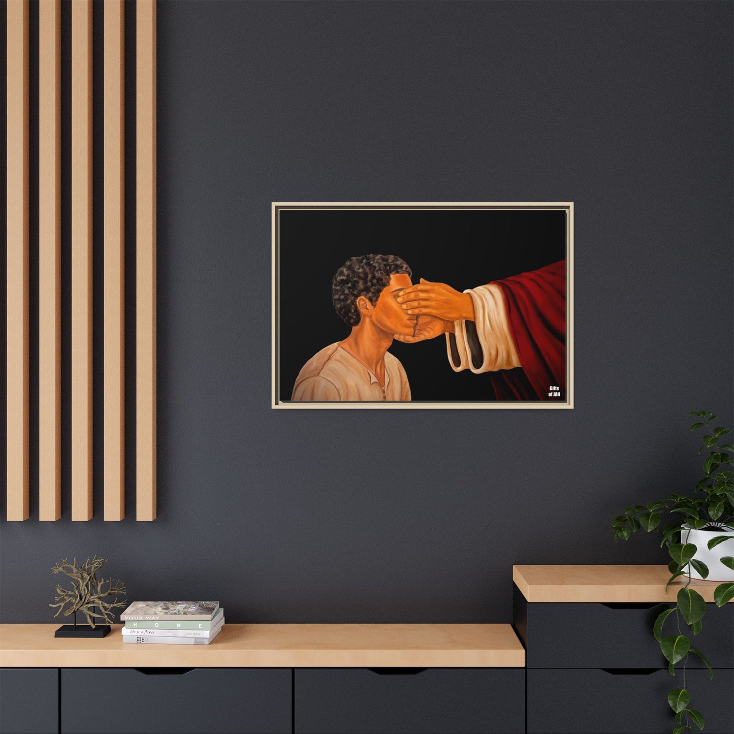 But Now I Can See Matte Canvas Framed Art