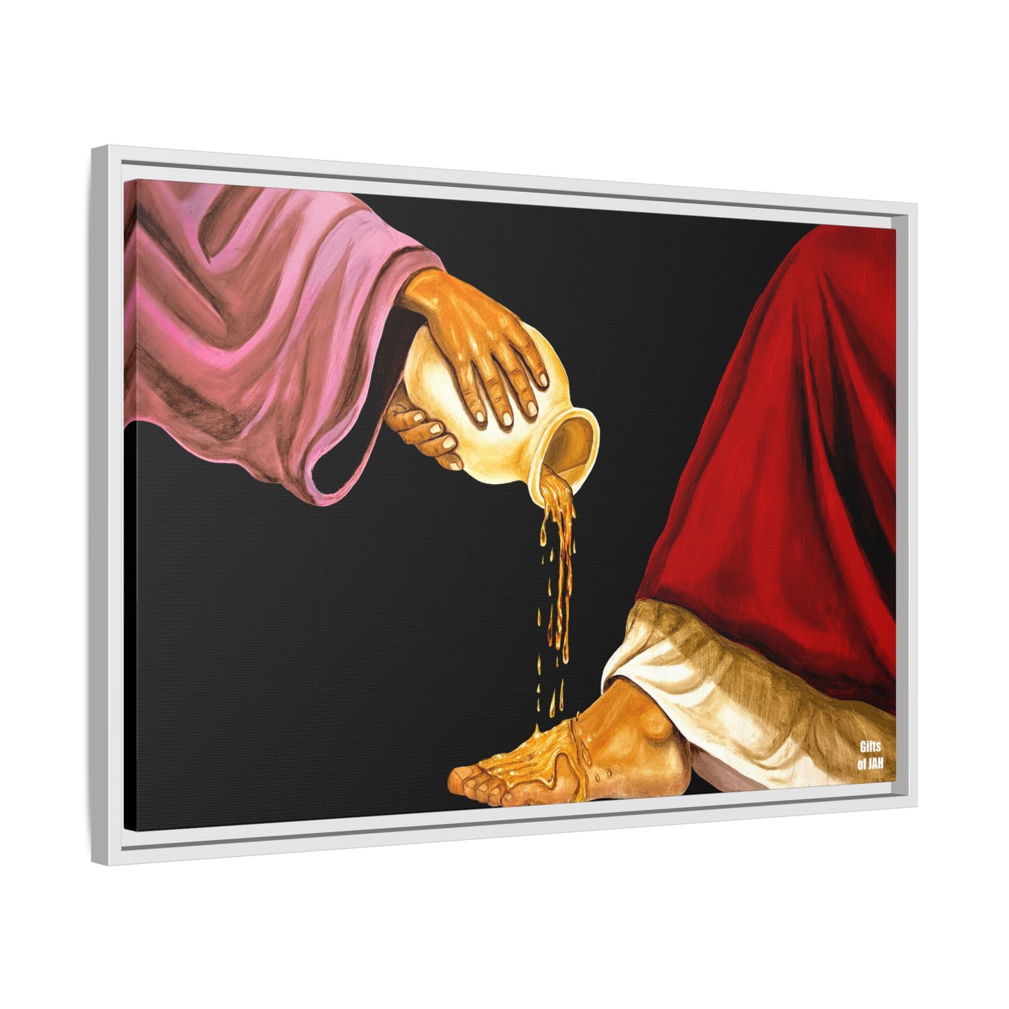 The Alabaster Jar Matte Canvas Framed Art