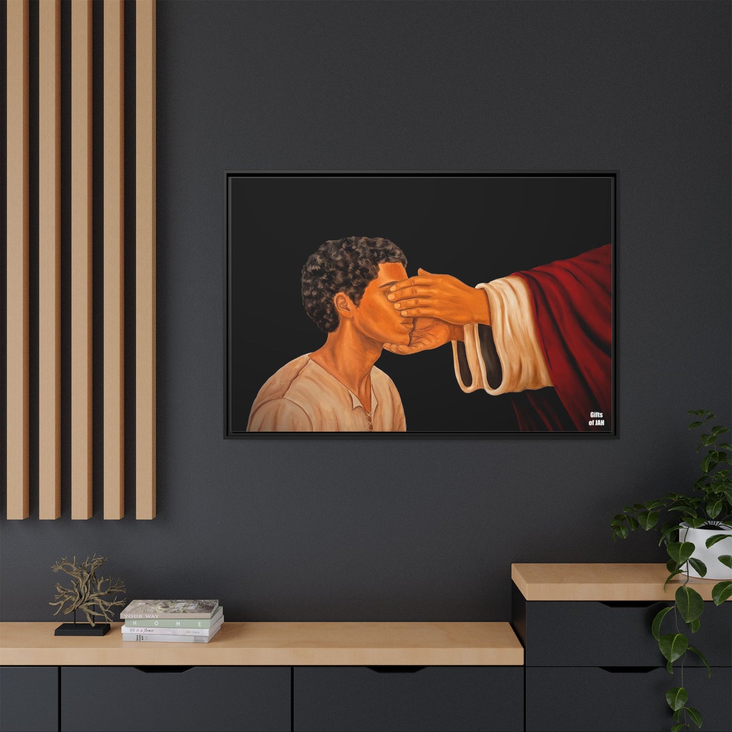 But Now I Can See Matte Canvas Framed Art