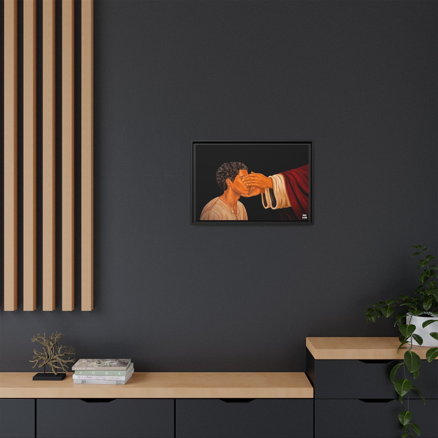 But Now I Can See Matte Canvas Framed Art