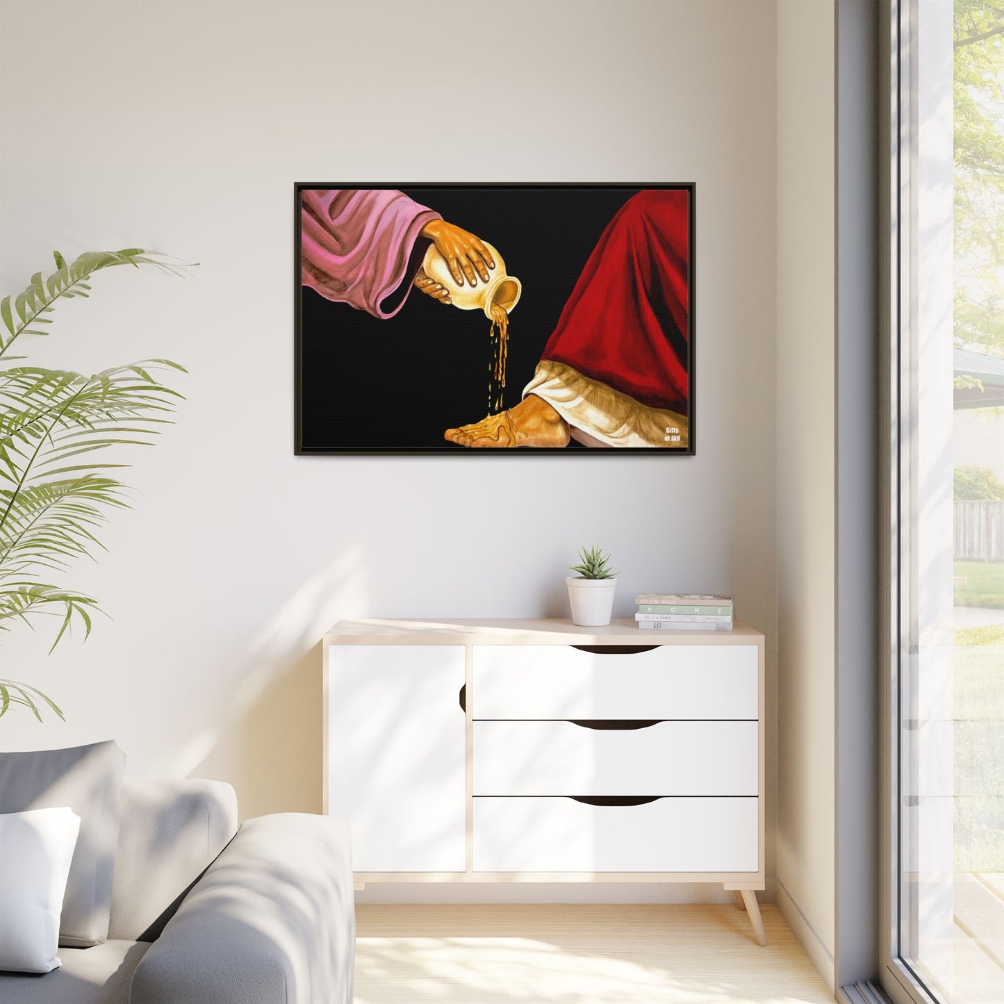 The Alabaster Jar Matte Canvas Framed Art