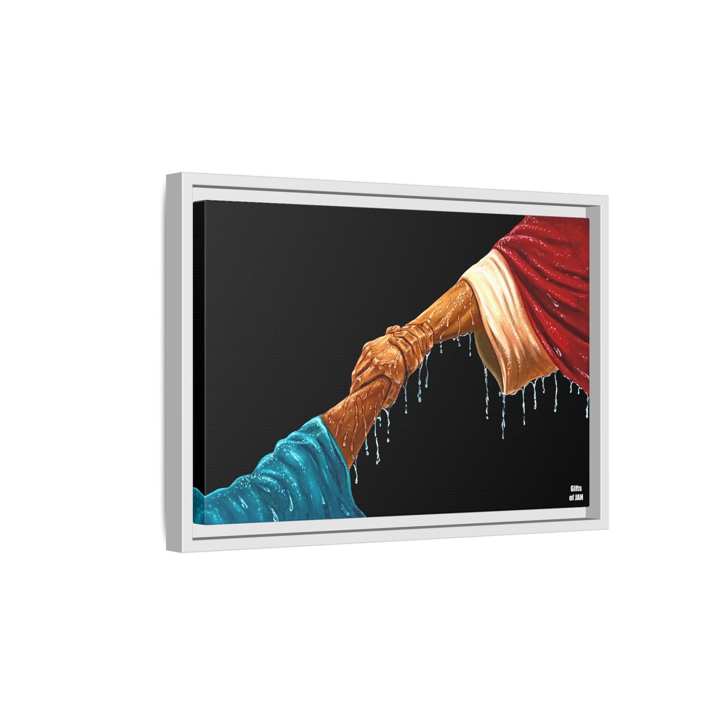Keep Your Eyes on Him Matte Canvas Framed Art