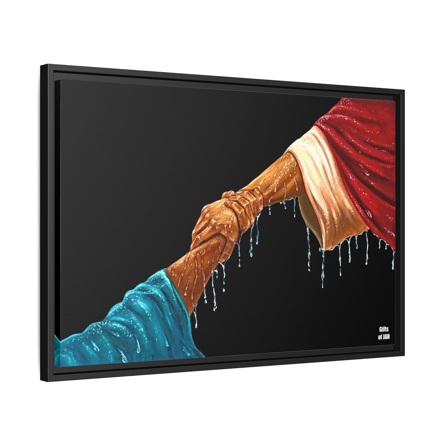 Keep Your Eyes on Him Matte Canvas Framed Art