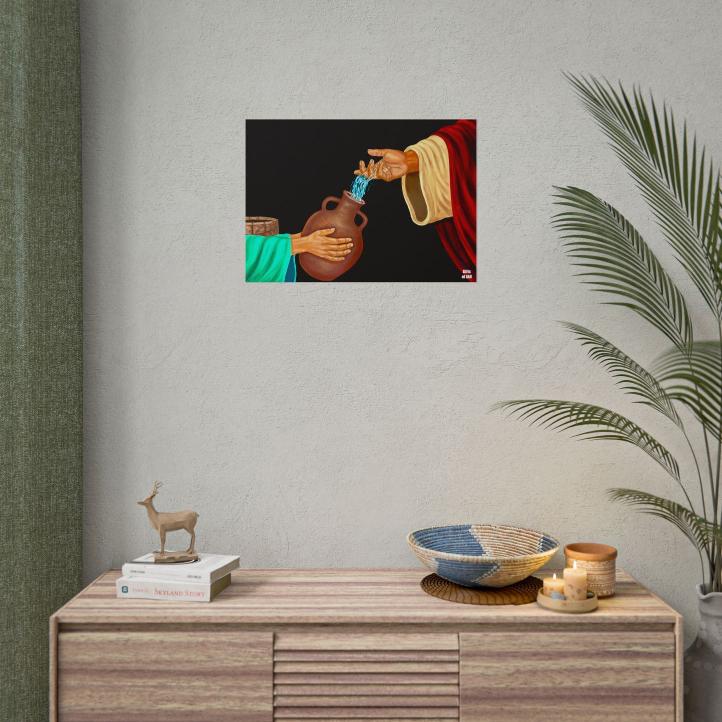 Living Water Rolled Semi-Glossy Art Print