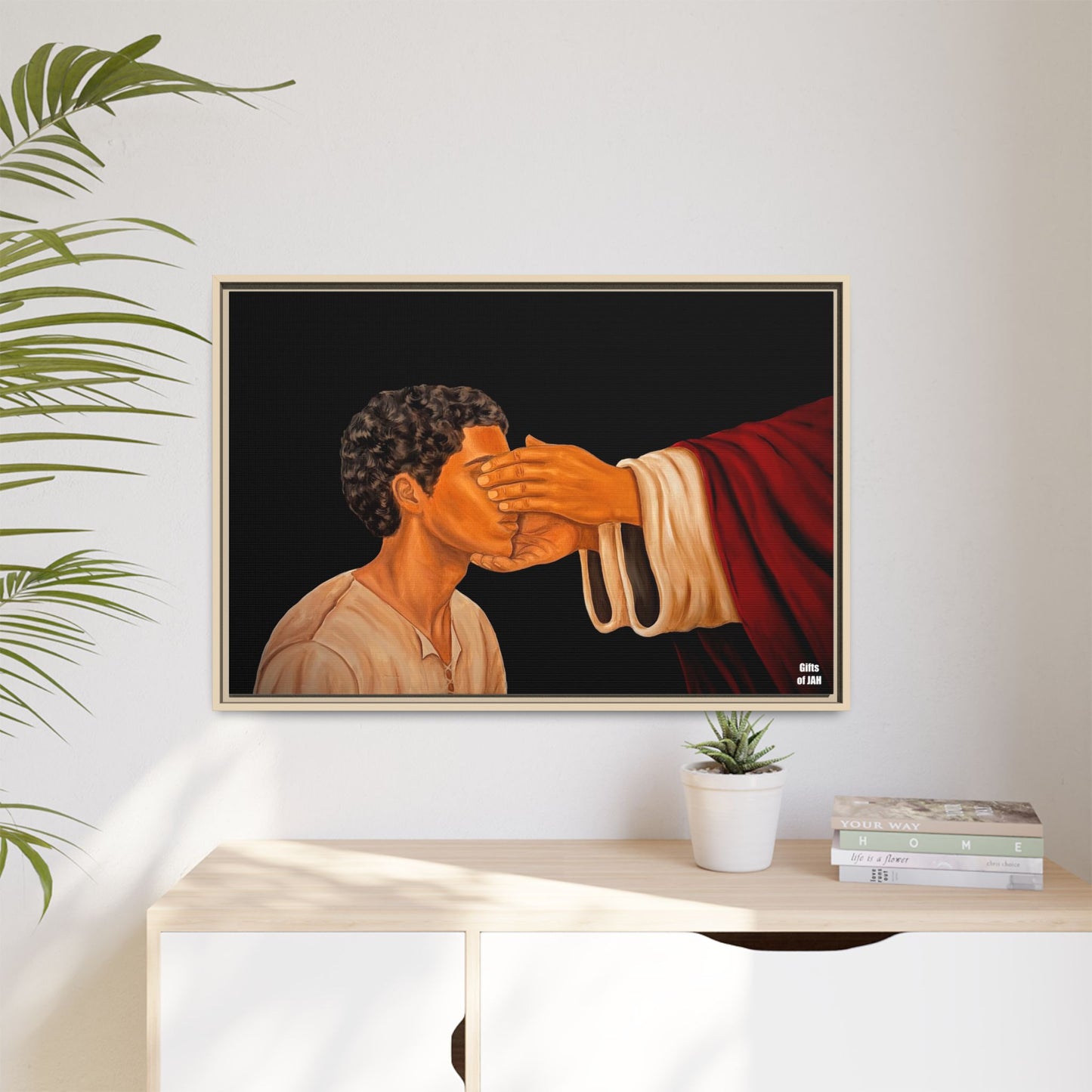 But Now I Can See Matte Canvas Framed Art