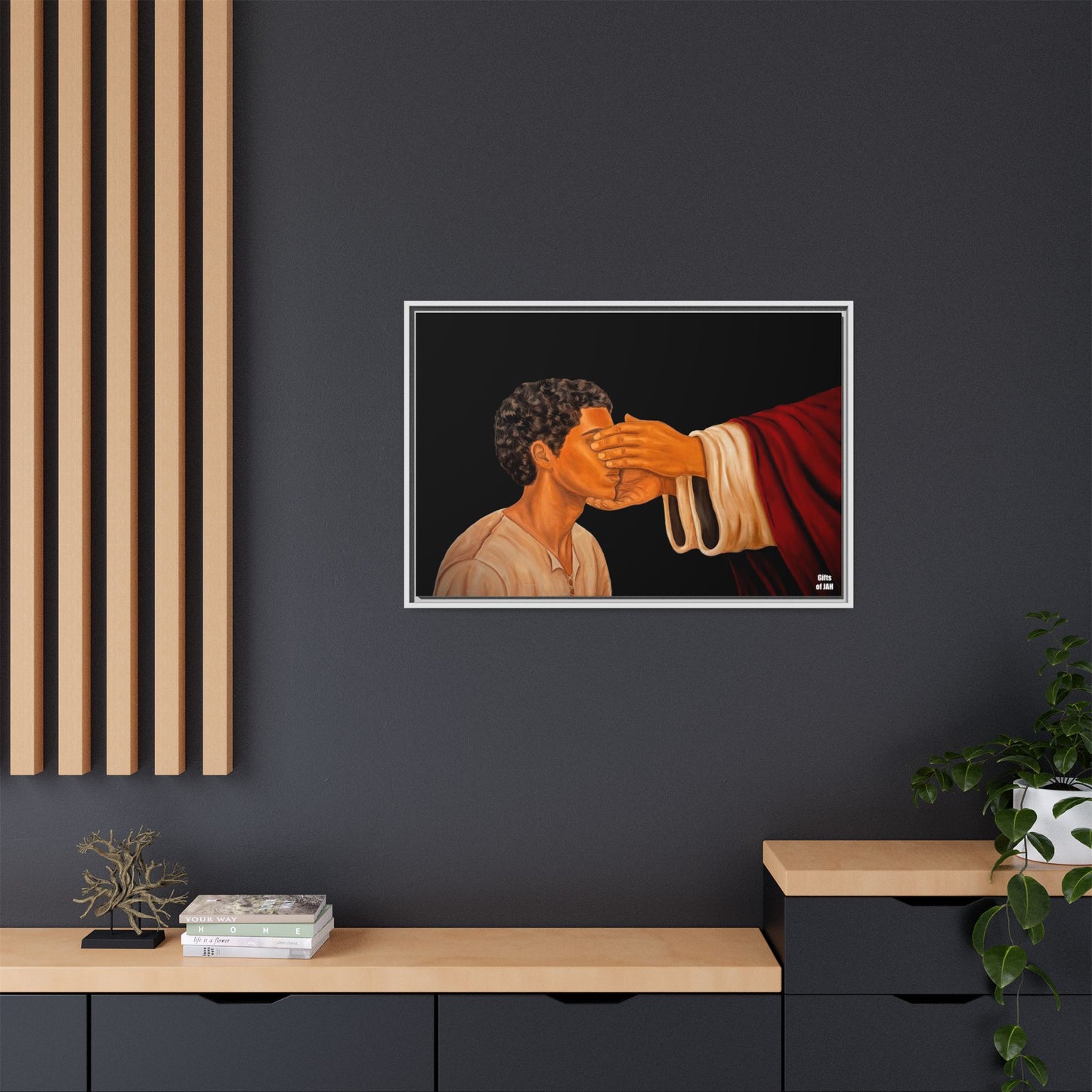 But Now I Can See Matte Canvas Framed Art
