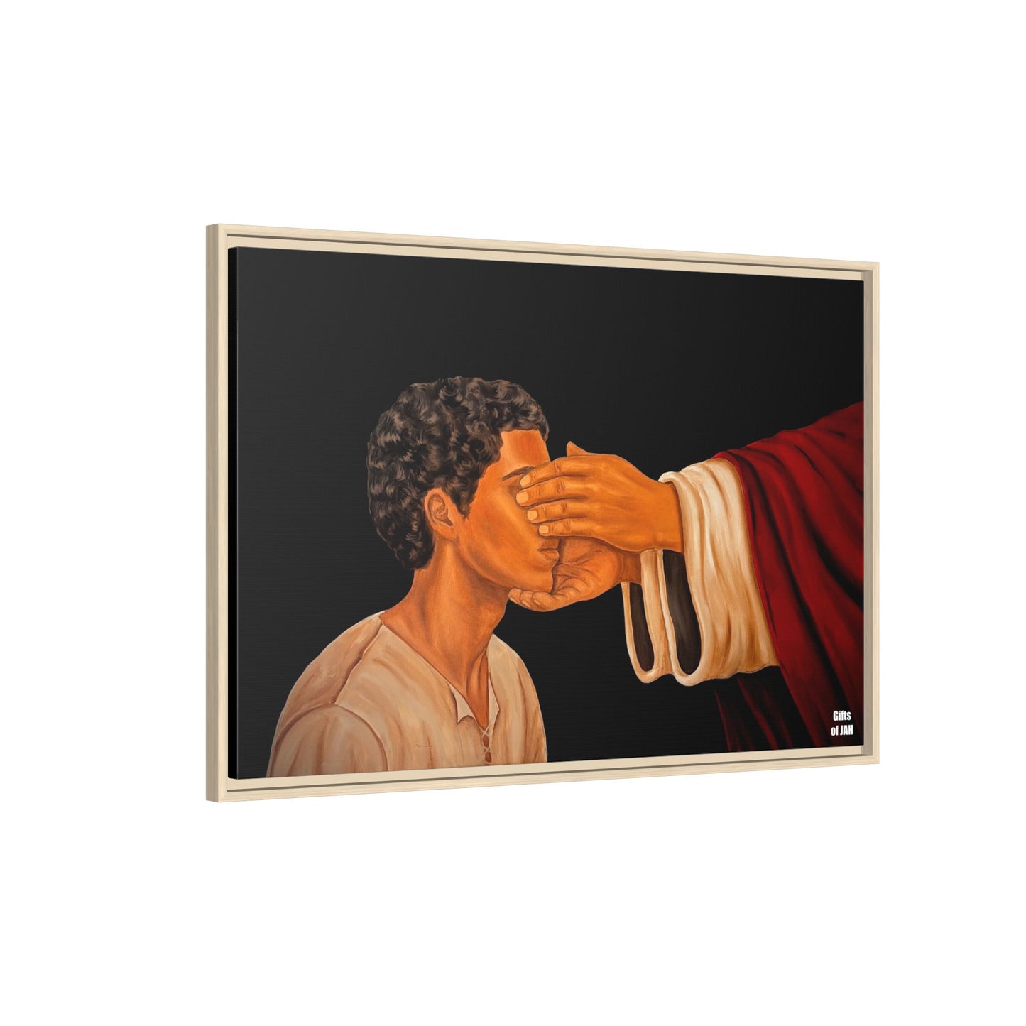 But Now I Can See Matte Canvas Framed Art