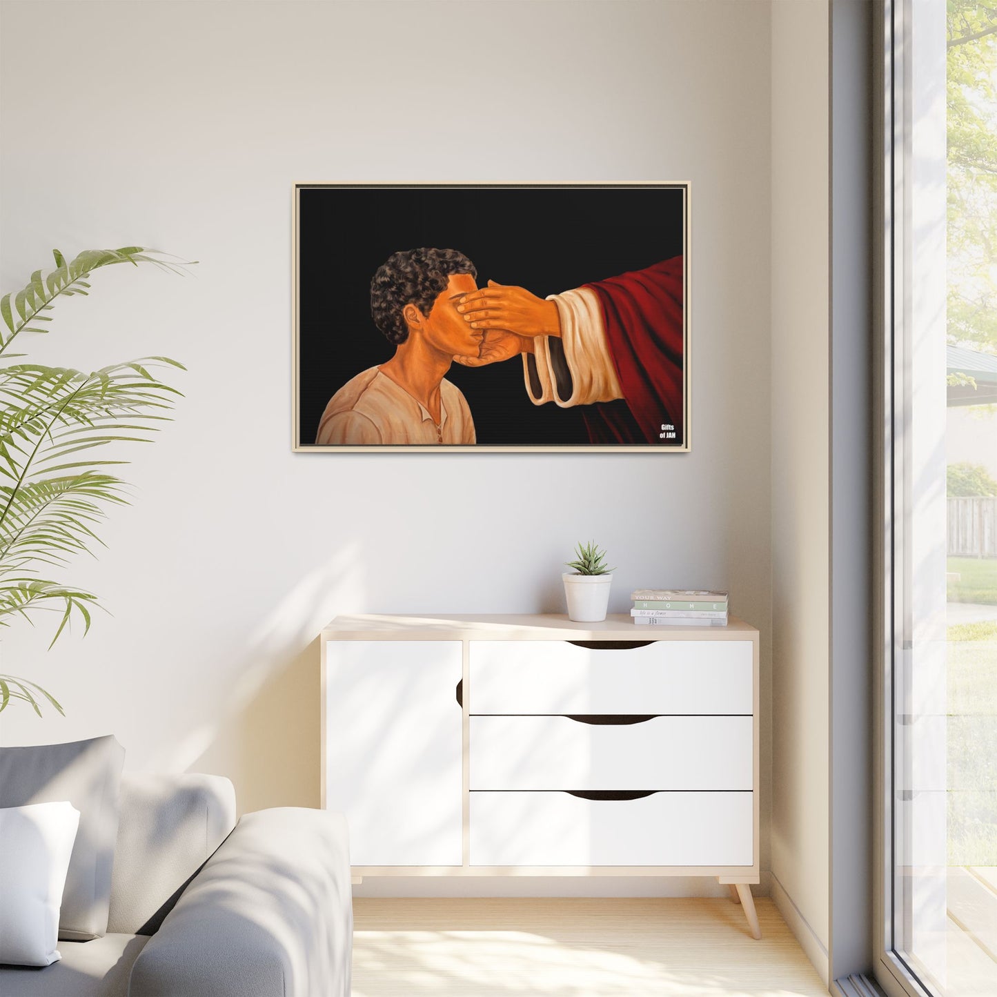 But Now I Can See Matte Canvas Framed Art