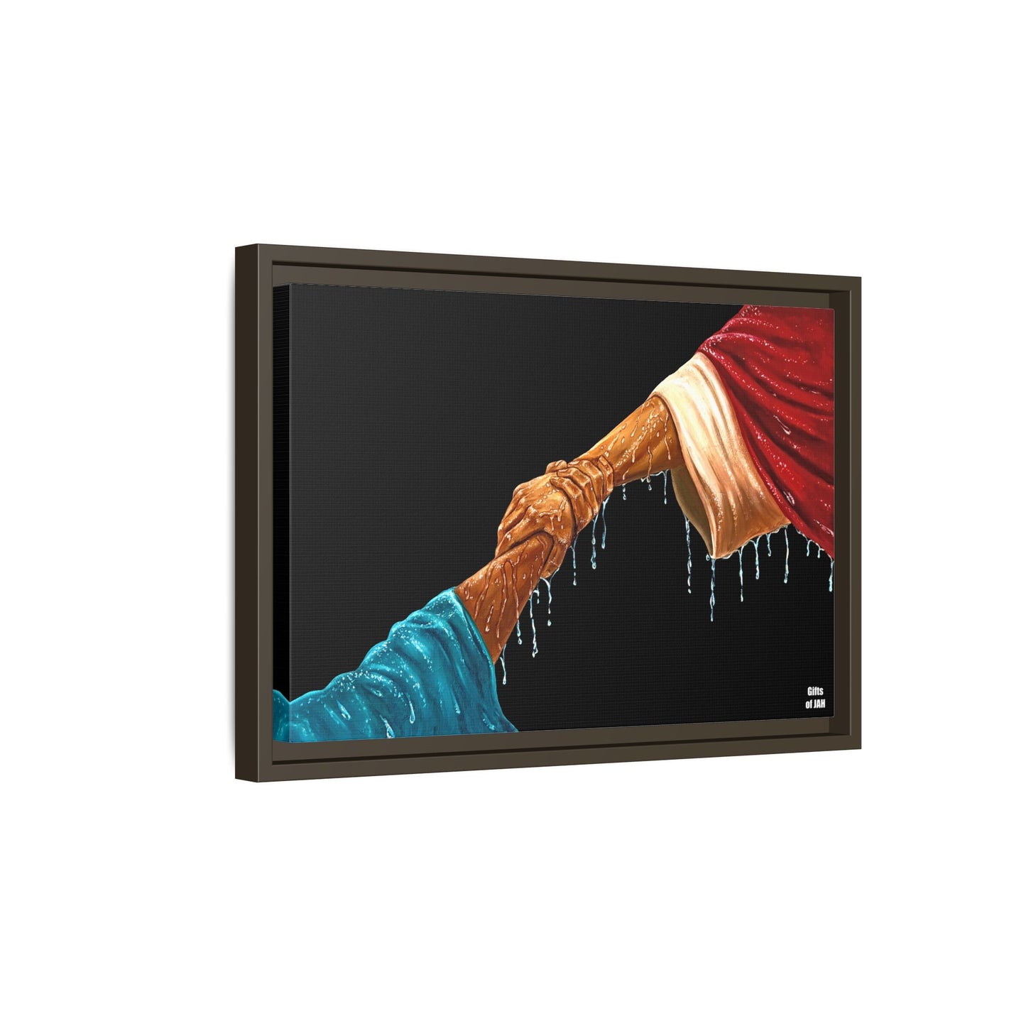 Keep Your Eyes on Him Matte Canvas Framed Art