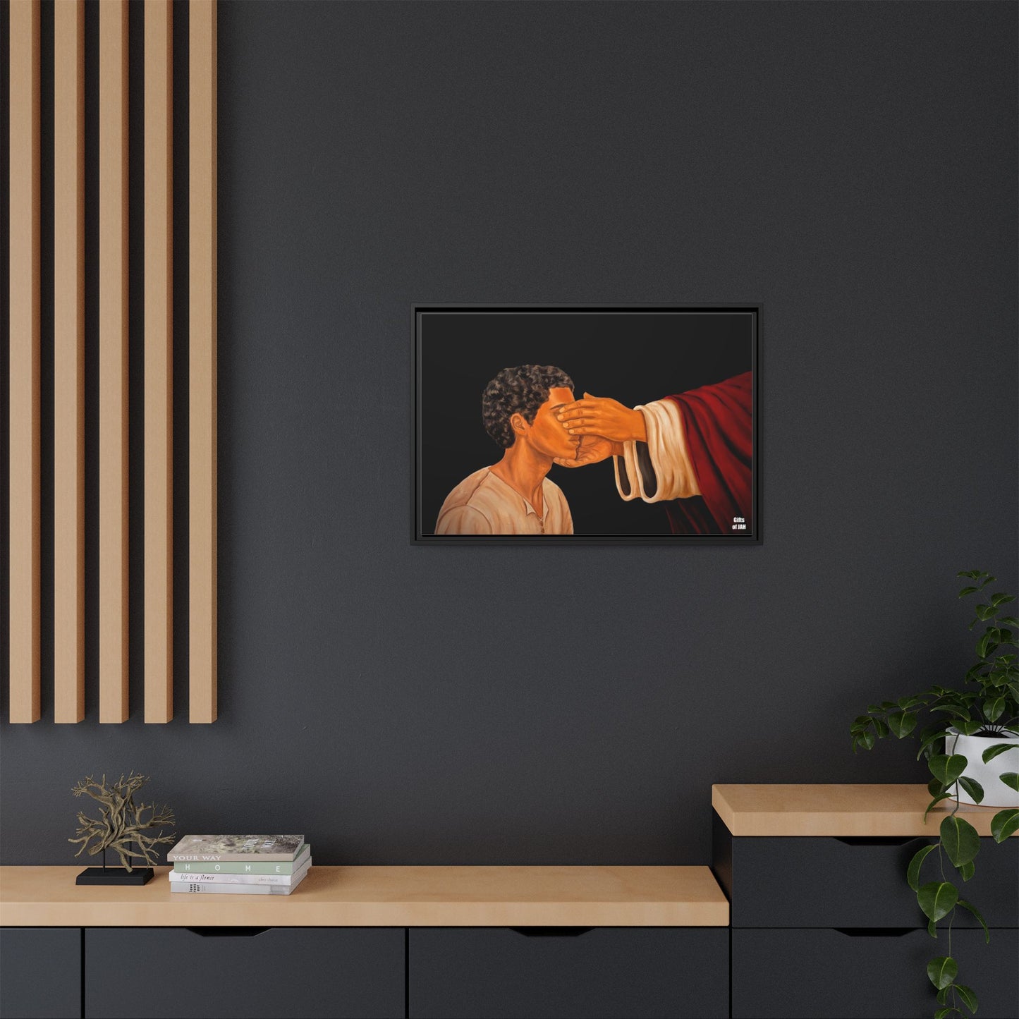 But Now I Can See Matte Canvas Framed Art