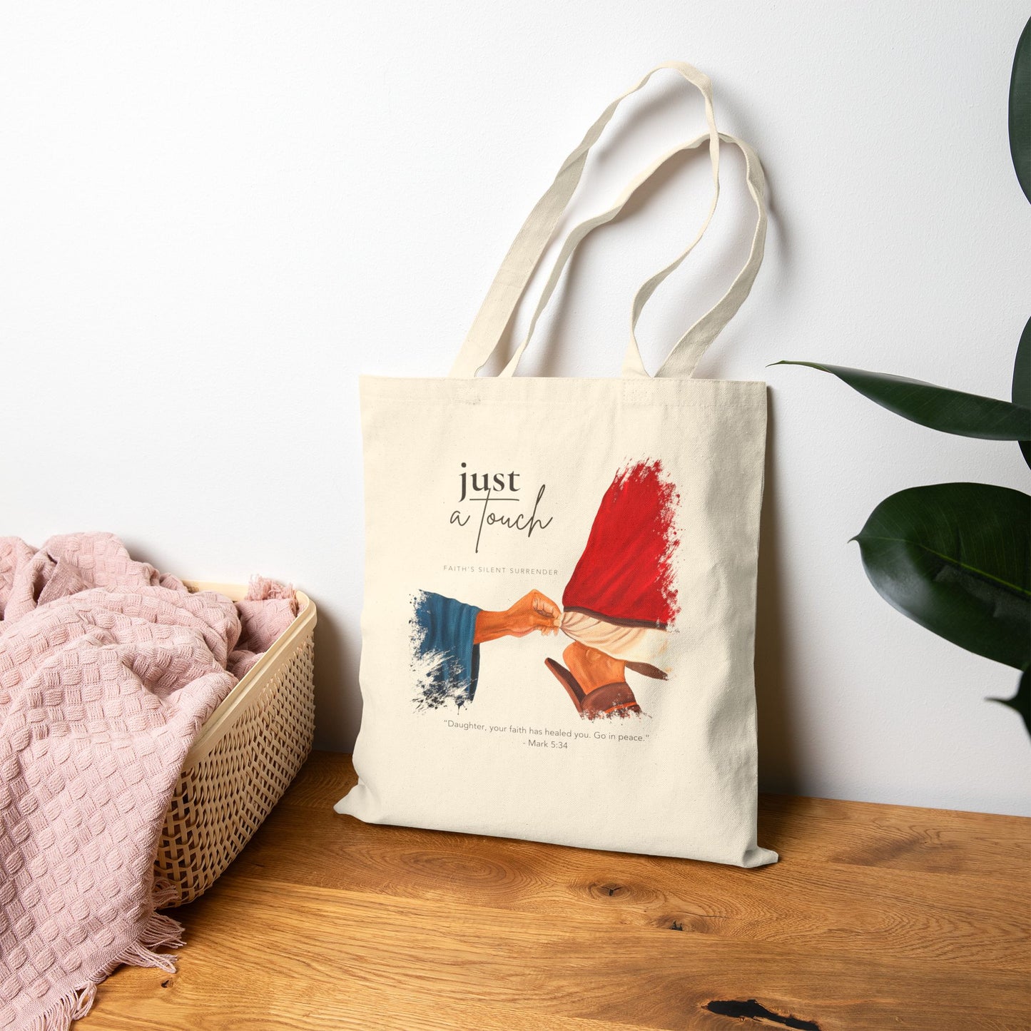 Faith's Silent Surrender Canvas Tote Bag