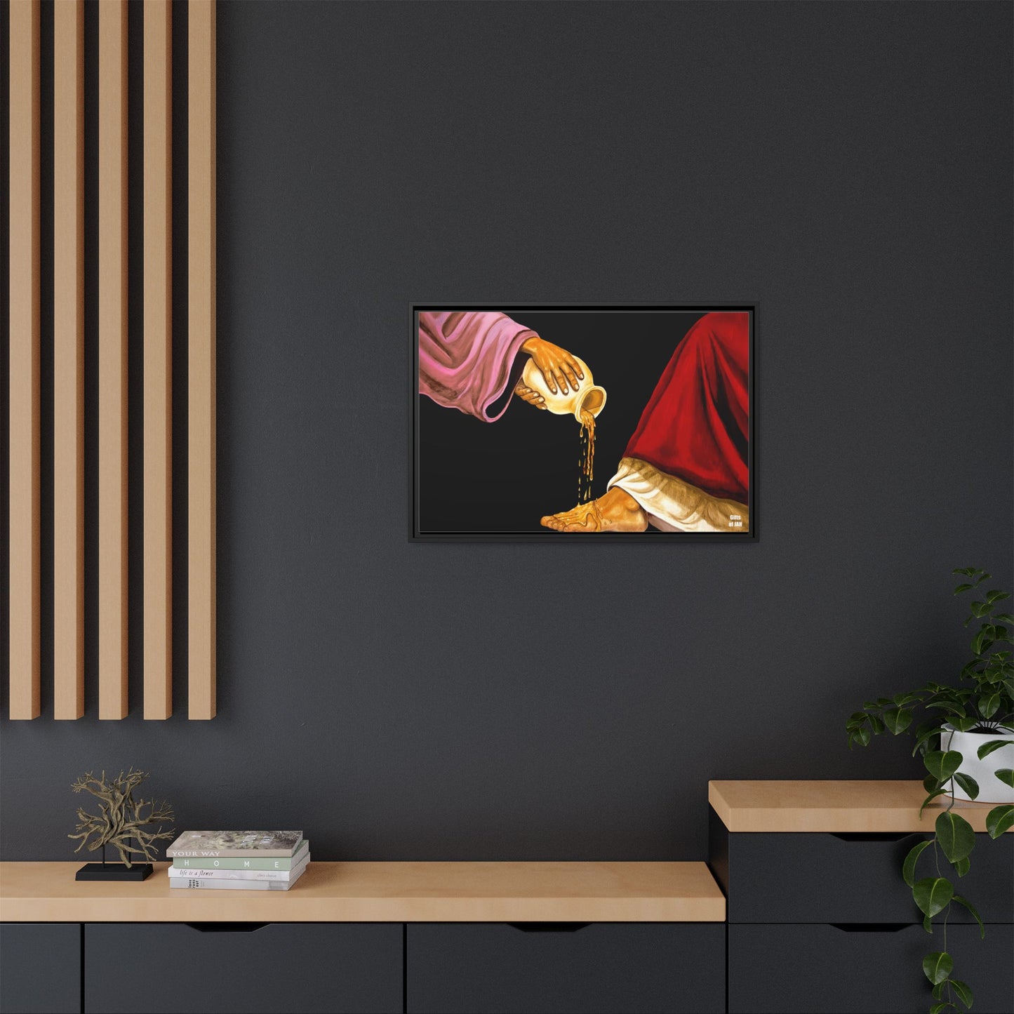 The Alabaster Jar Matte Canvas Framed Art