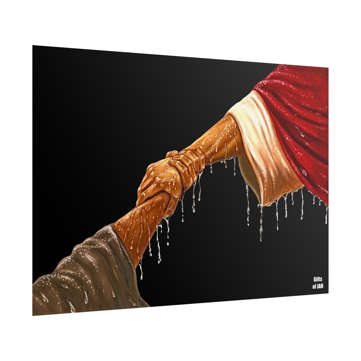 Copy of Copy of Faith's Silent Surrender Rolled Semi-Glossy Art Print