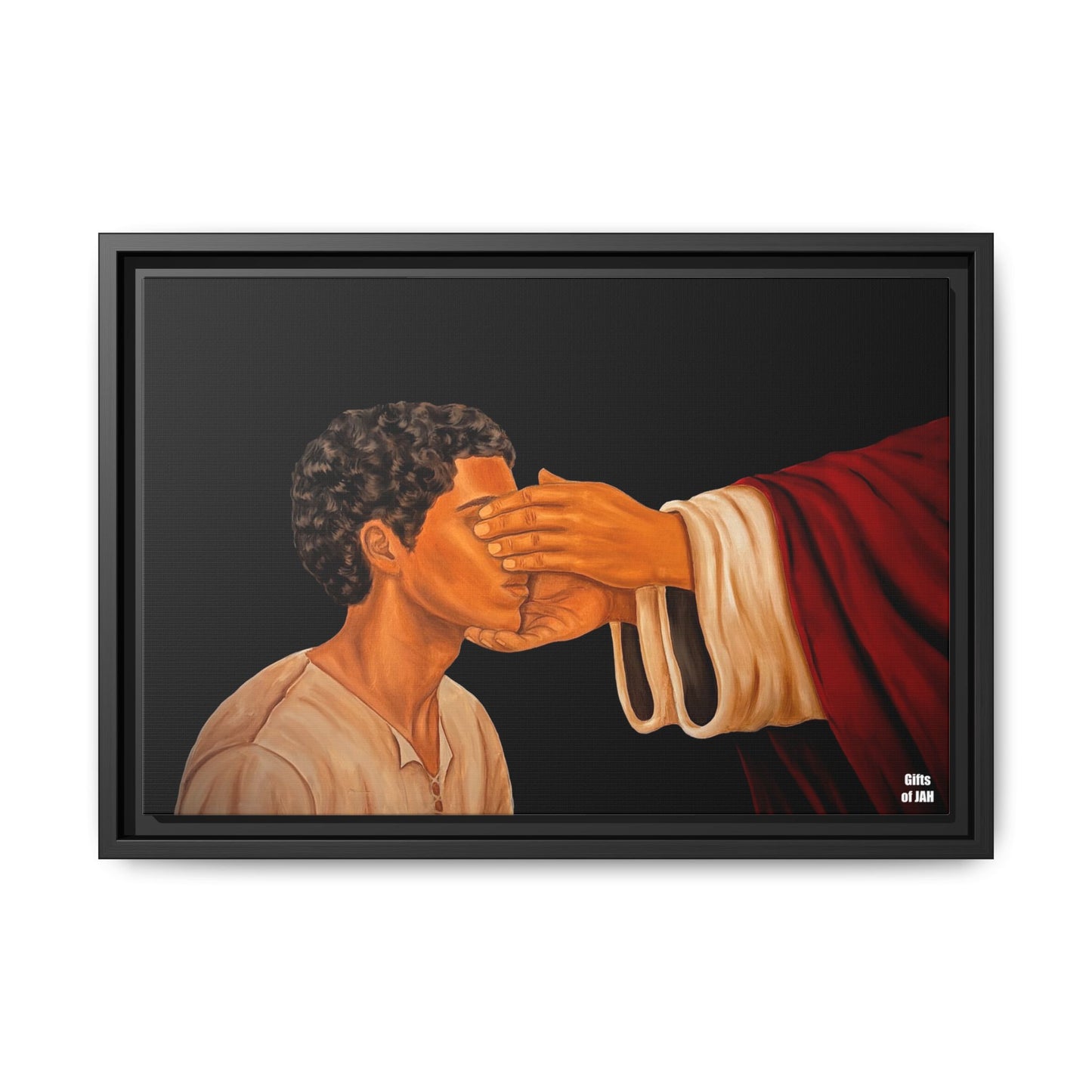 But Now I Can See Matte Canvas Framed Art