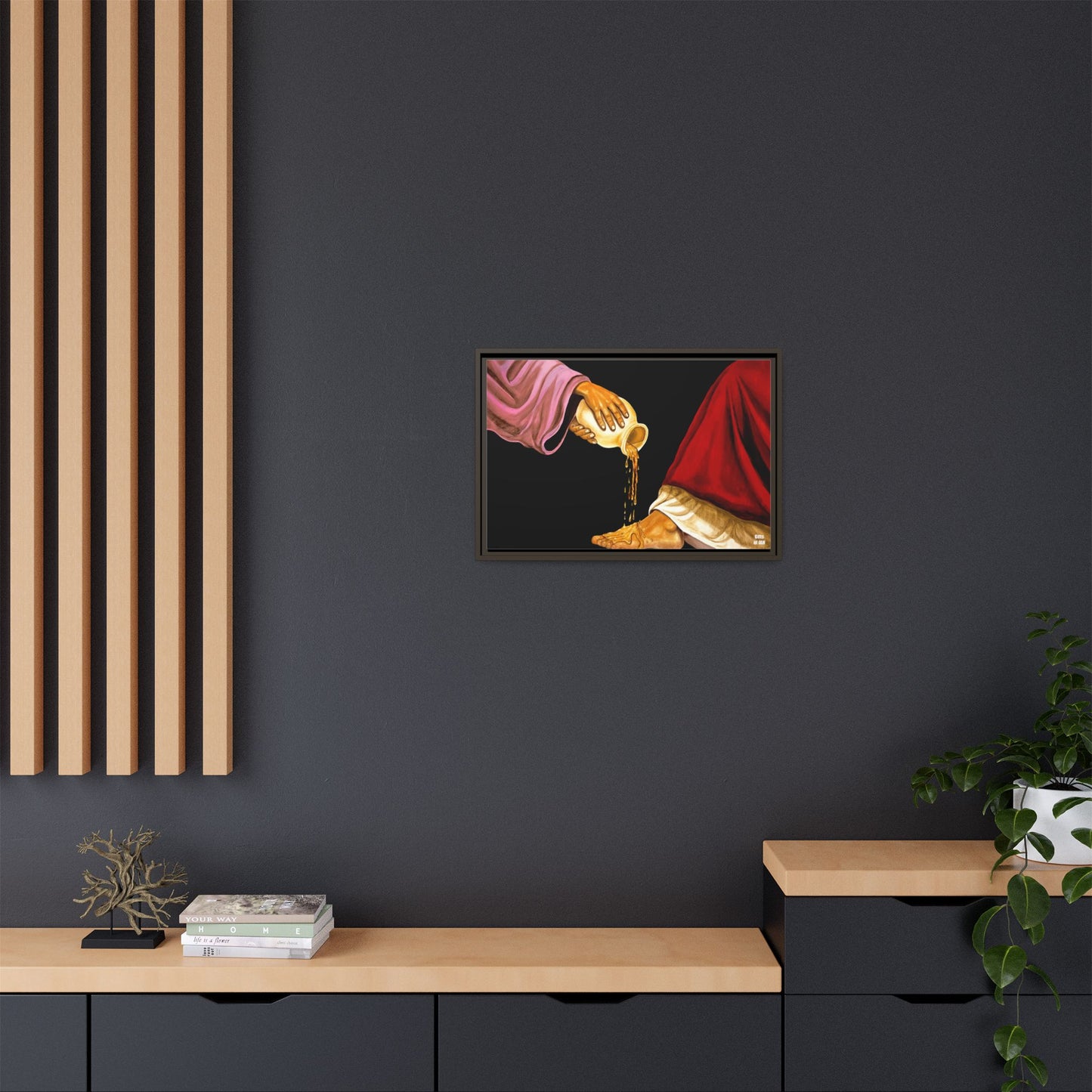 The Alabaster Jar Matte Canvas Framed Art