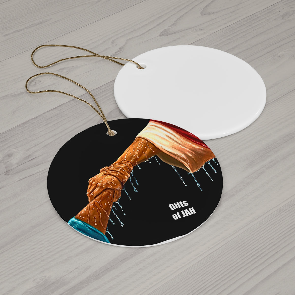 Keep Your Eyes On Him - Ceramic Ornament, 4 Shapes