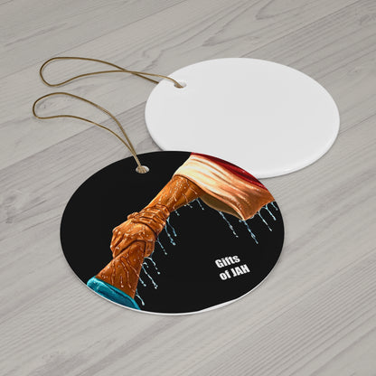 Keep Your Eyes On Him - Ceramic Ornament, 4 Shapes