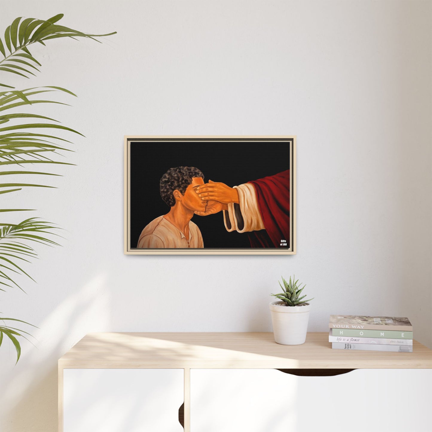 But Now I Can See Matte Canvas Framed Art