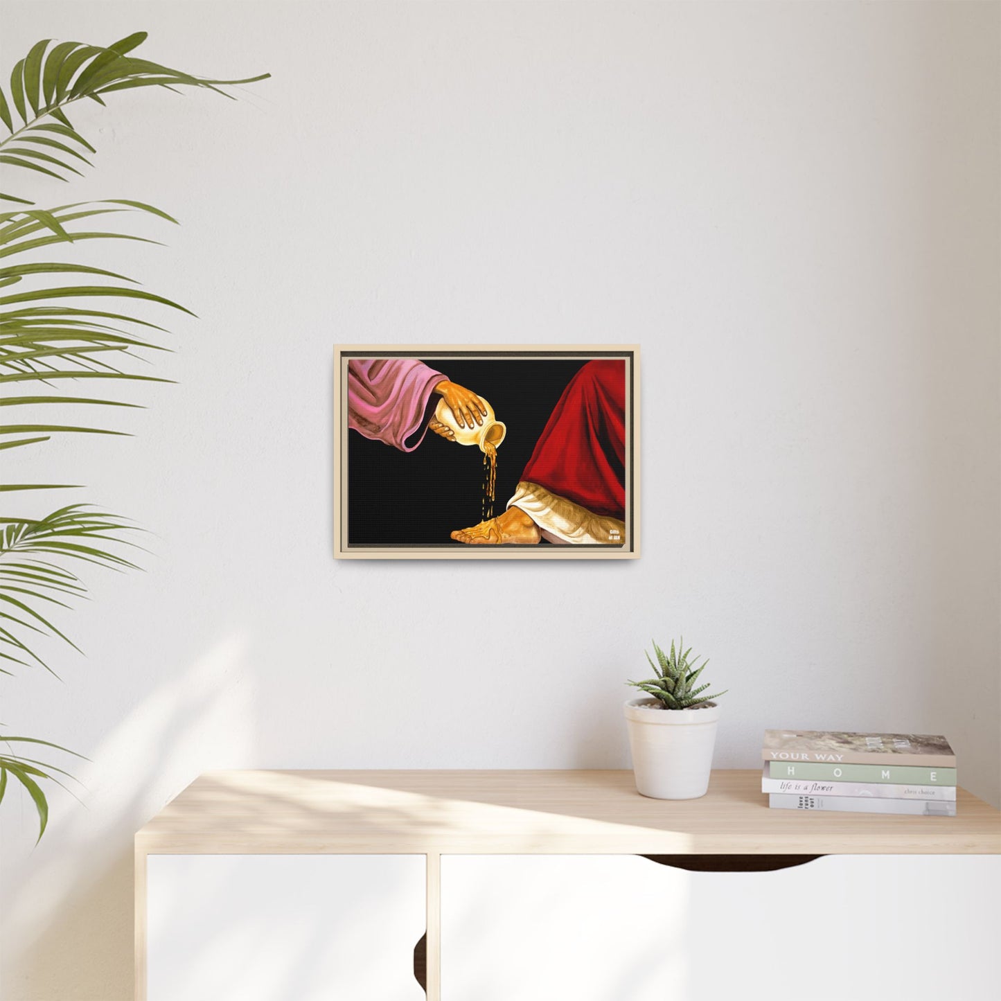 The Alabaster Jar Matte Canvas Framed Art