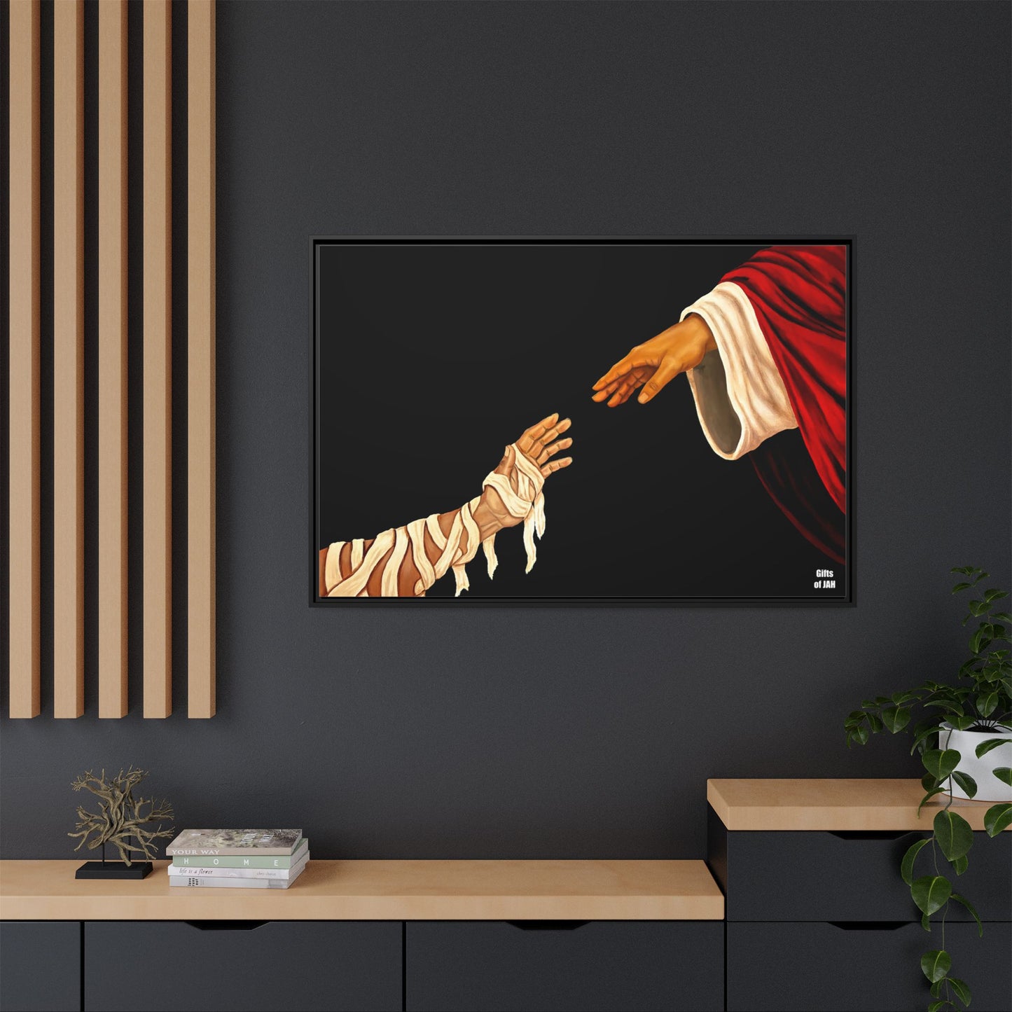 No Longer Bound Matte Canvas Framed Art