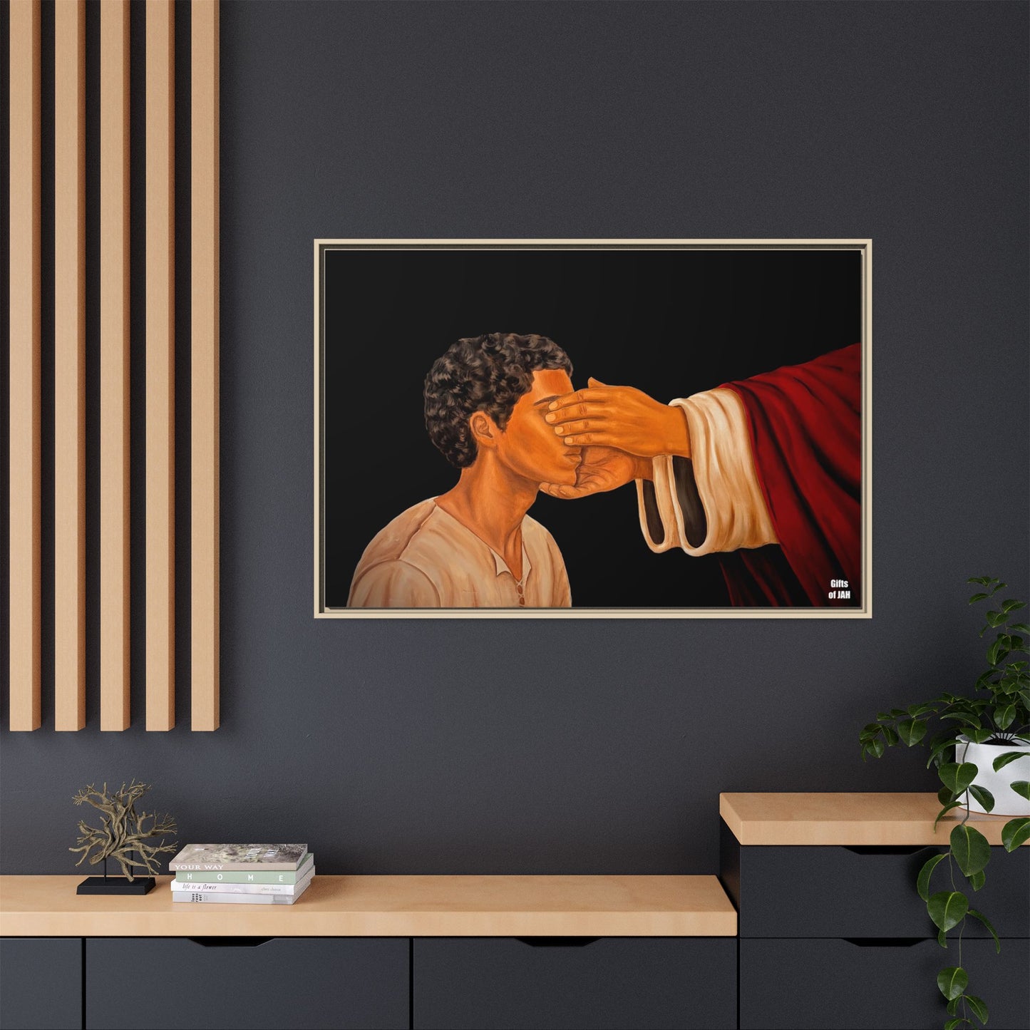 But Now I Can See Matte Canvas Framed Art
