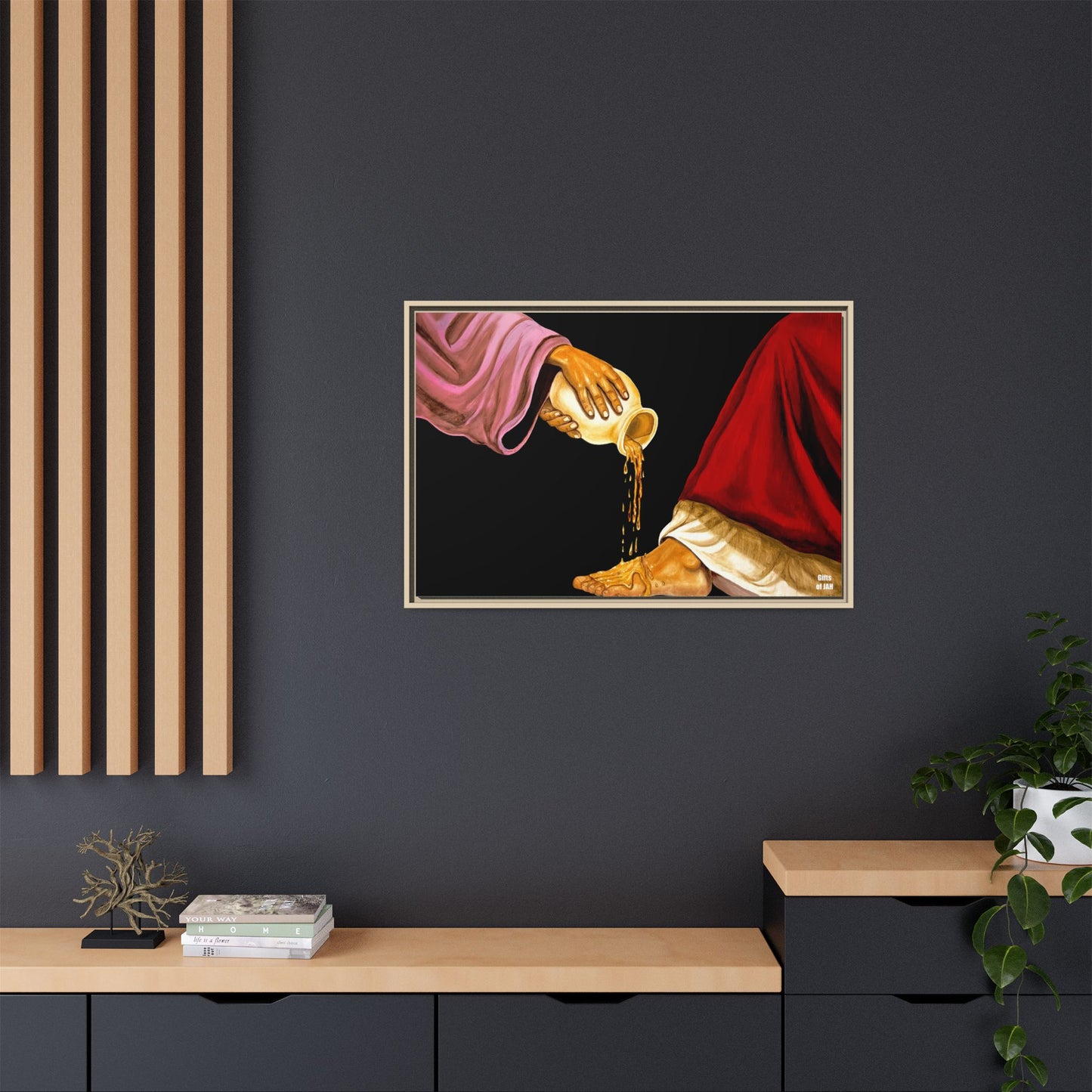 The Alabaster Jar Matte Canvas Framed Art