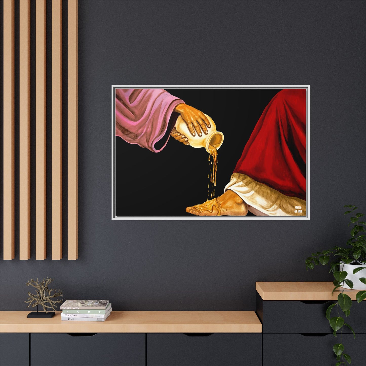 The Alabaster Jar Matte Canvas Framed Art