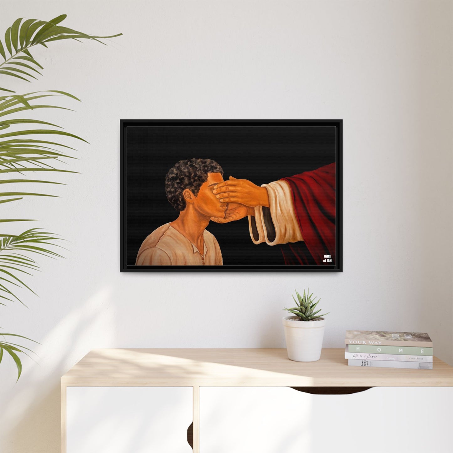 But Now I Can See Matte Canvas Framed Art