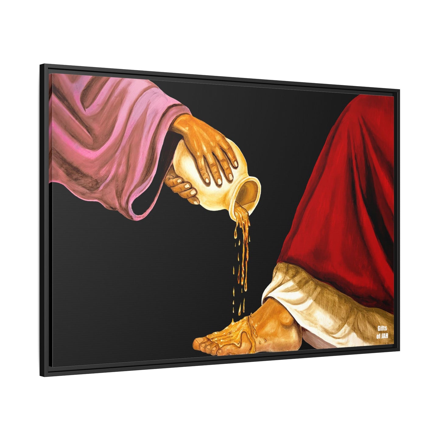 The Alabaster Jar Matte Canvas Framed Art