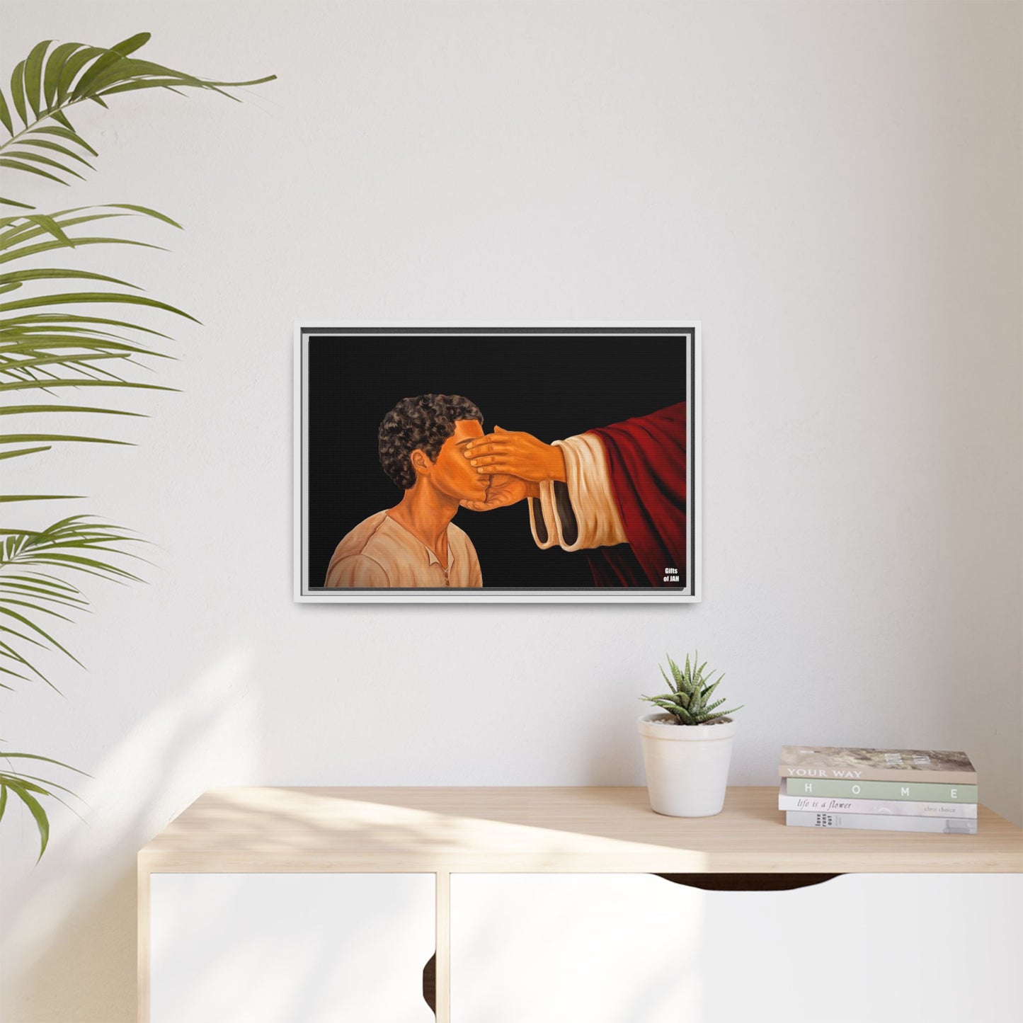 But Now I Can See Matte Canvas Framed Art