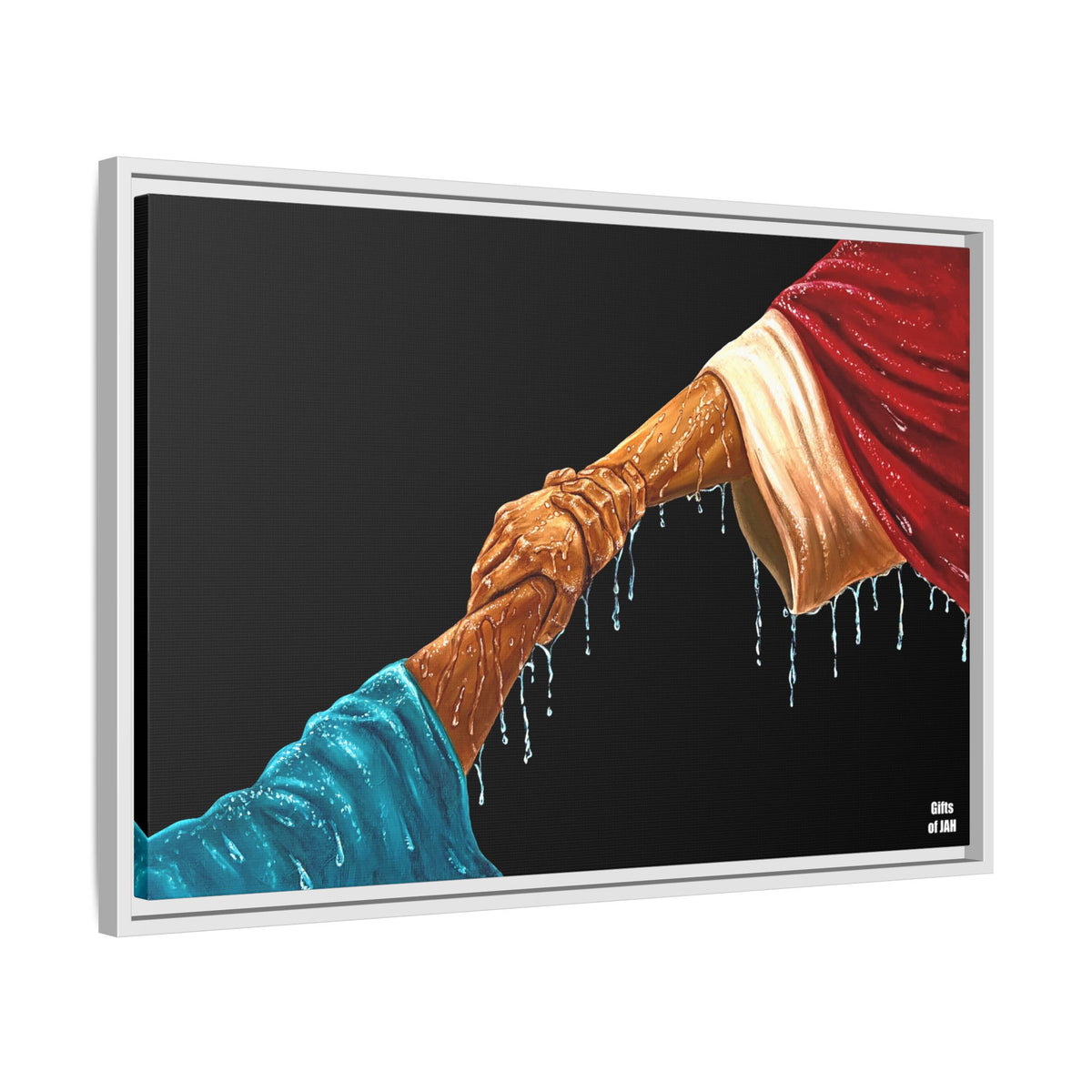 Keep Your Eyes on Him Framed Canvas