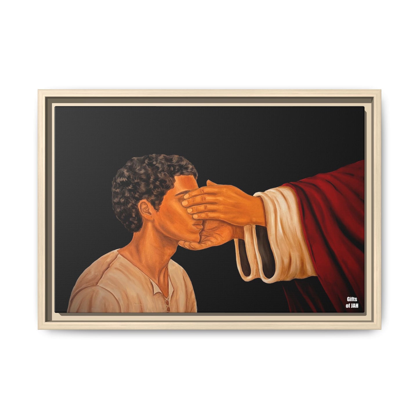 But Now I Can See Matte Canvas Framed Art