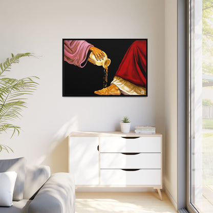 The Alabaster Box Framed Canvas