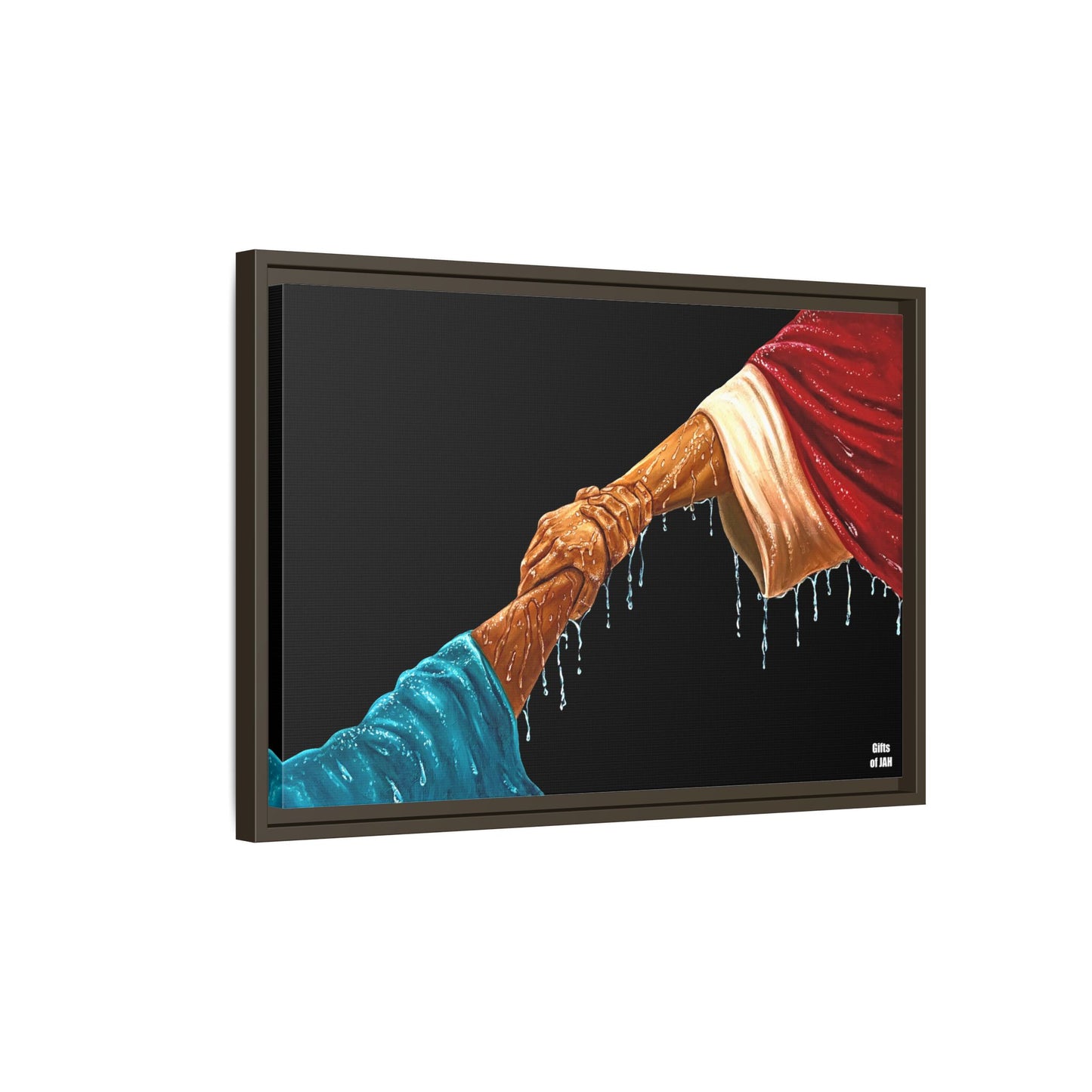 Keep Your Eyes on Him Matte Canvas Framed Art