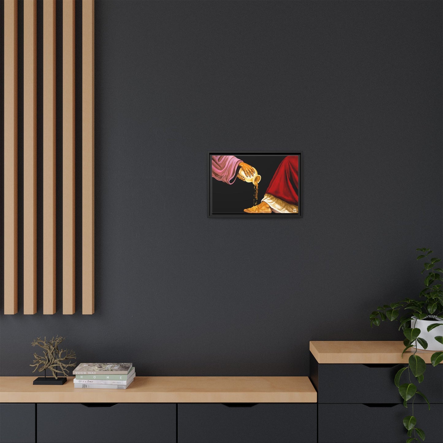 The Alabaster Jar Matte Canvas Framed Art