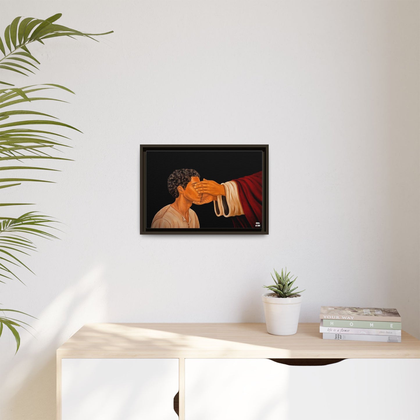 But Now I Can See Matte Canvas Framed Art