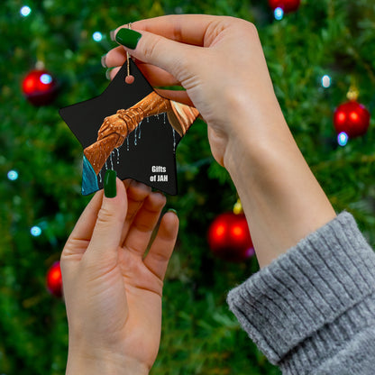 Keep Your Eyes On Him - Ceramic Ornament, 4 Shapes