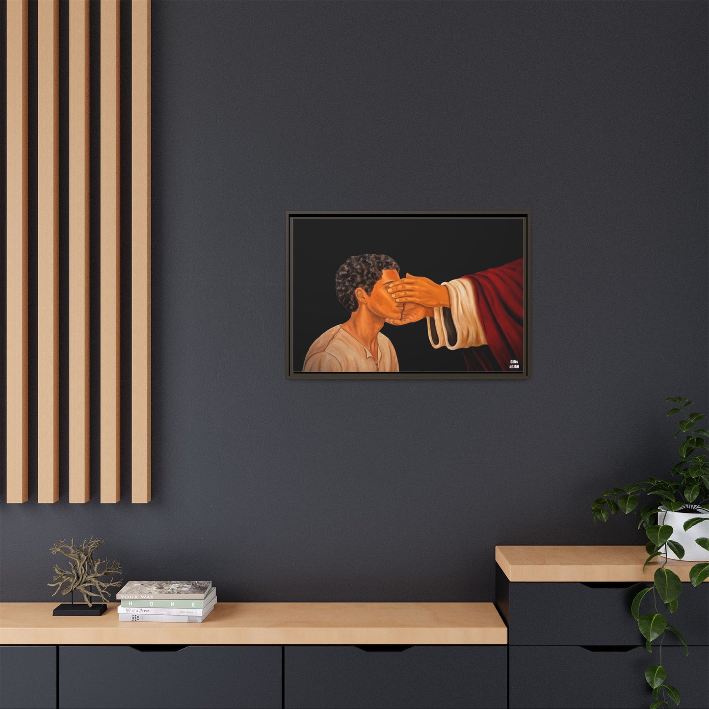 But Now I Can See Matte Canvas Framed Art