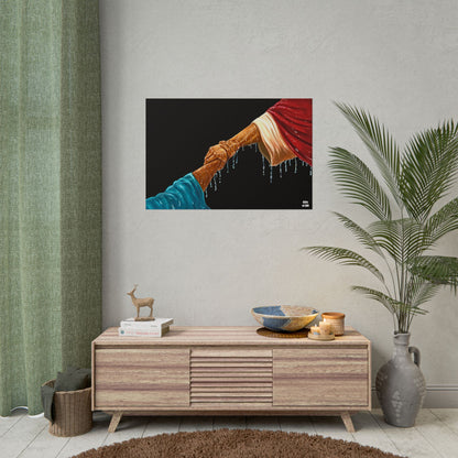 Keep Your Eyes On Him Rolled Art Print