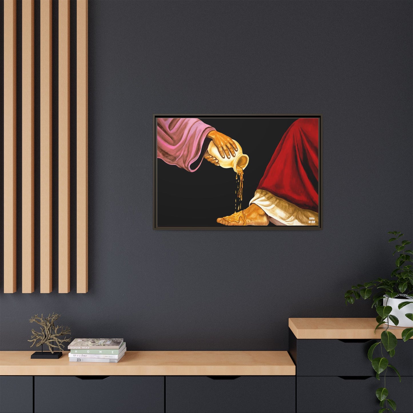 The Alabaster Jar Matte Canvas Framed Art