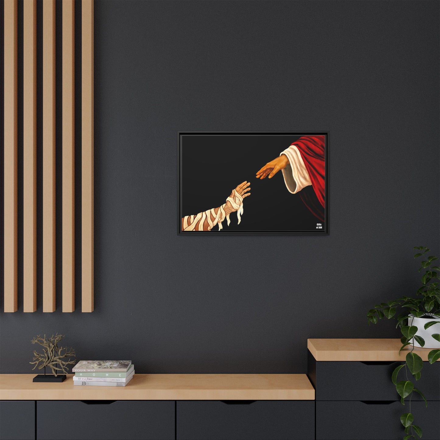 No Longer Bound Matte Canvas Framed Art