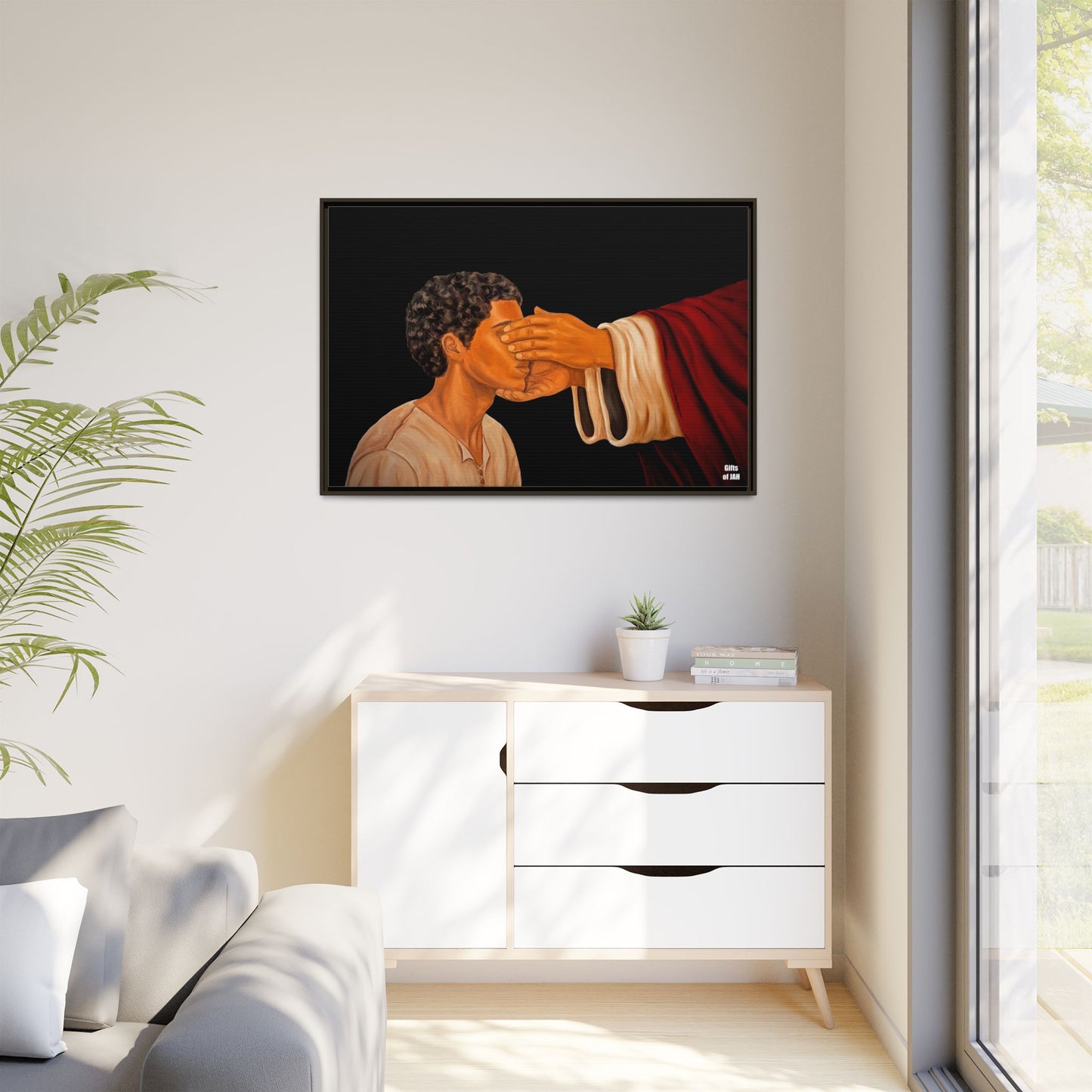 But Now I Can See Matte Canvas Framed Art