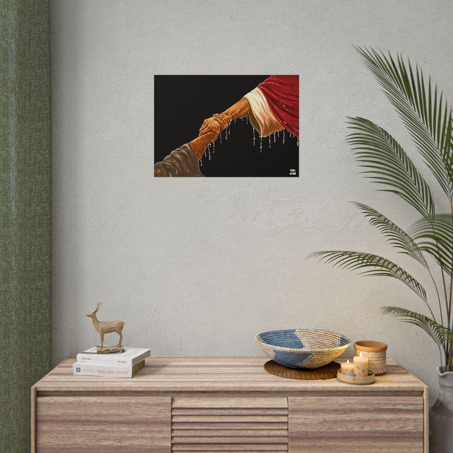 Copy of Copy of Faith's Silent Surrender Rolled Semi-Glossy Art Print