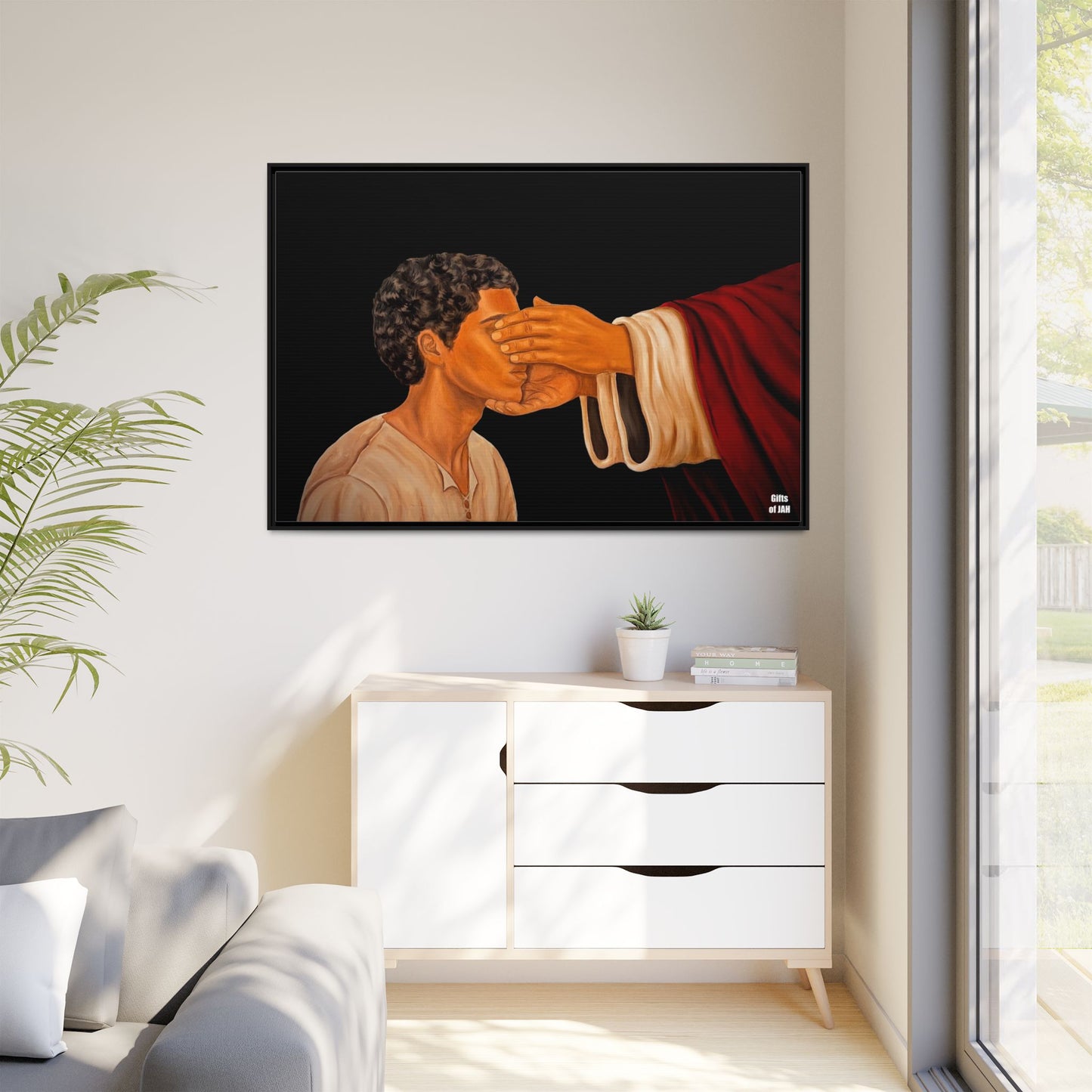 But Now I Can See Matte Canvas Framed Art