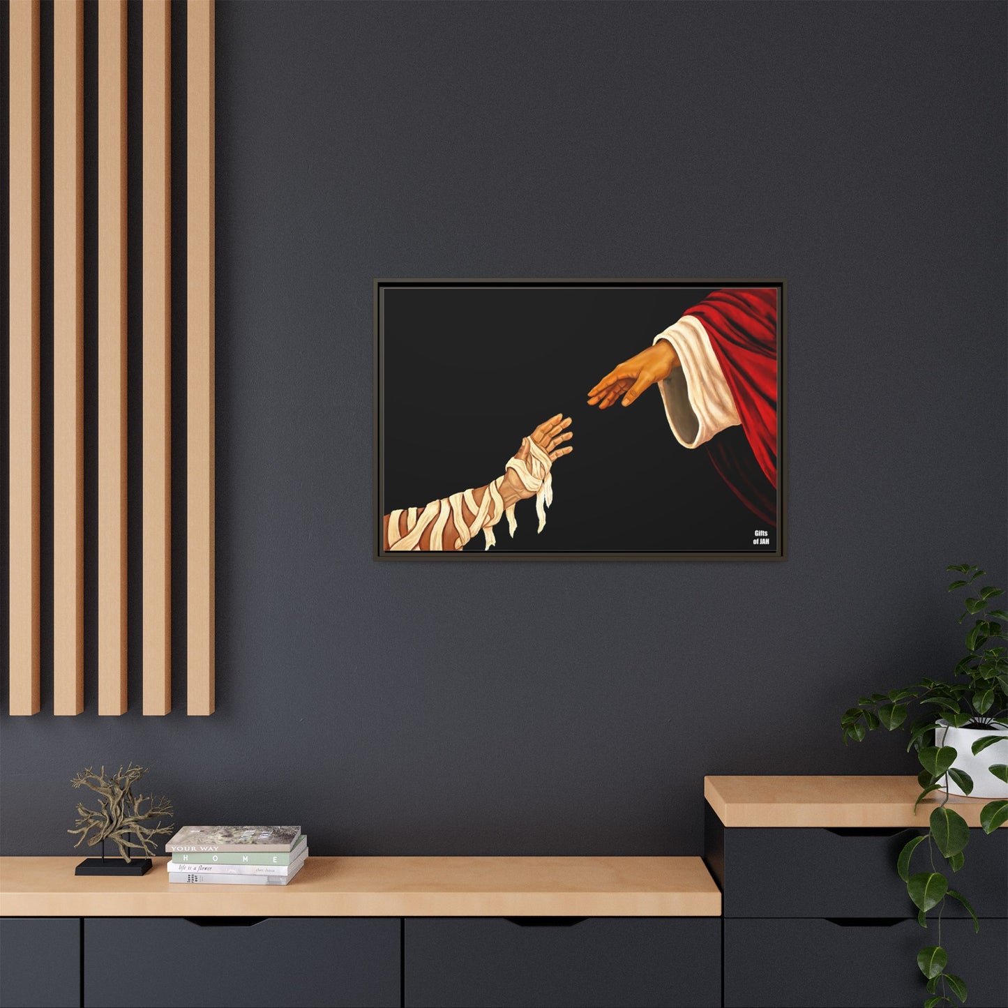 No Longer Bound Matte Canvas Framed Art